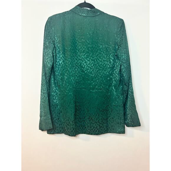 NWT L SPACE Green Leopard Bennytt Blazer and Harlow Pants. Size 2 - Picture 7 of 12